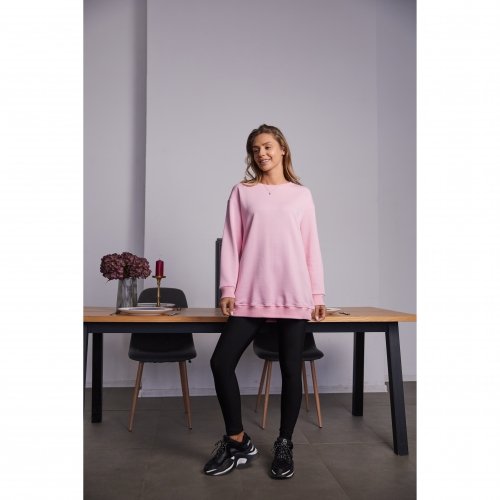 Свитшот для беременных и кормящих Lullababe Santa Fe Pink Розовый LB06SN124