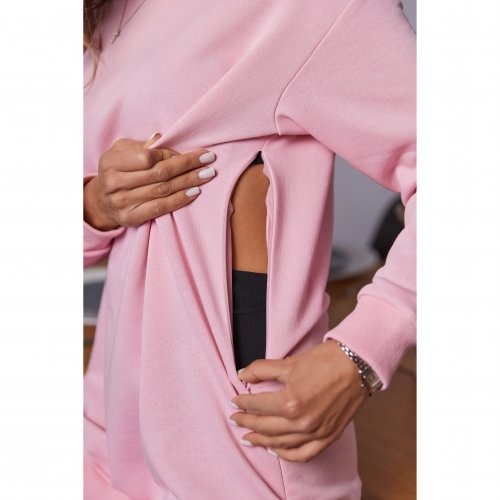 Свитшот для беременных и кормящих Lullababe Santa Fe Pink Розовый LB06SN124