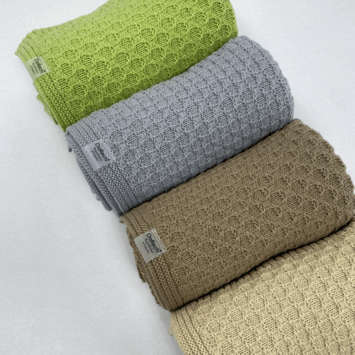 Вязаный плед для новорожденных ДоРечі Карамельный 80х100 см 2097