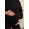 Худи для беременных и кормящих Lullababe Dortmund Черный LB06DR136