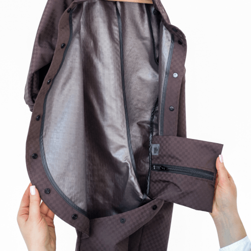 Дождевик комбинезон детский Magbaby Rainy Plus 1 - 6 лет Плащевка Шоколадный 108256