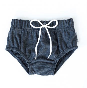 Блумеры трусики детские Magbaby Roomy 0 - 24 мес Хлопок Графитовый меланж 104529