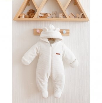 Велюровый комбинезон Magbaby Velvet Белый