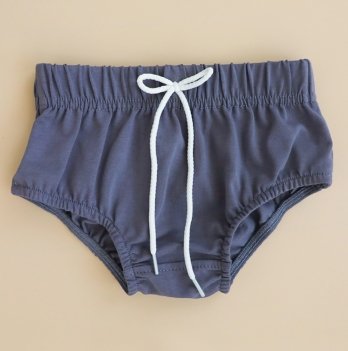 Блумеры трусики детские Magbaby Roomy 0 - 24 мес Хлопок Темно-серый 104839