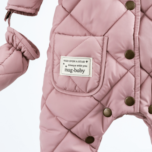 Демисезонный комбинезон для новорожденных Magbaby Rum 0 - 12 мес Розовый 102137