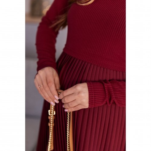 Платье для беременных и кормящих Lullababe Toledo Bordeaux Бордовый LB05TL104
