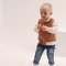 Кофточка детская ELA Textile&Toys 2 - 7 лет Трикотаж на флисе Коричневый HB001CM