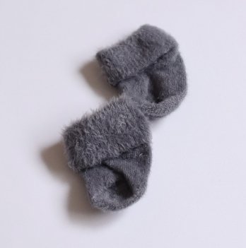 Носочки для новорожденных ангора Ripka Темно-серый 0 - 6 мес 15271073340