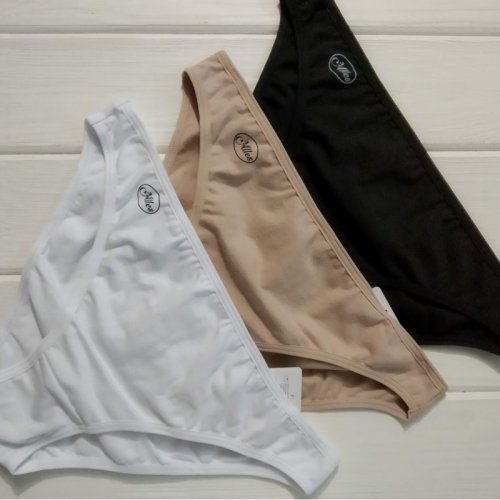 Трусы женские мини-бек Alles Soft Cotton Темно-синий 2 шт