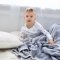 Пижама детская ELA Textile&Toys Треугольники 1,5 - 6 лет Интерлок Белый/Серый PJ001TA