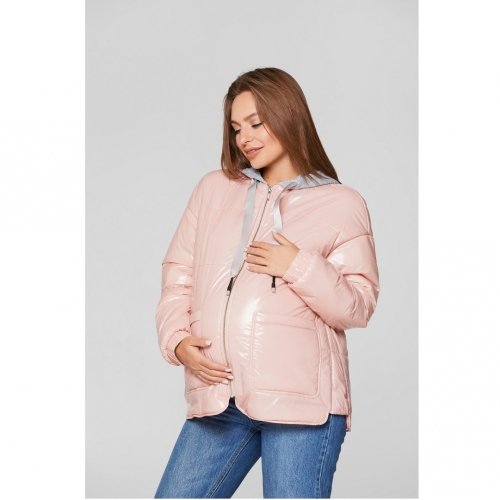 Демисезонная куртка для беременных Lullababe Zaragoza Пудра