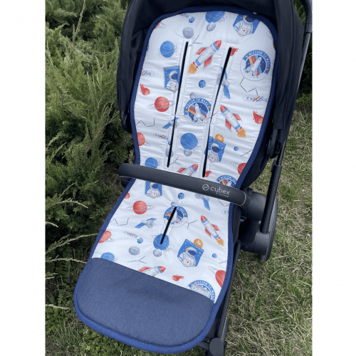 Матрасик в коляску ДоРечі Космос Синий 89х37 см 1930_23