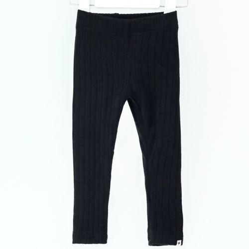 Лосини в рубчик детские Magbaby Alice 1 - 6 лет Вязаный трикотаж Черный 134354