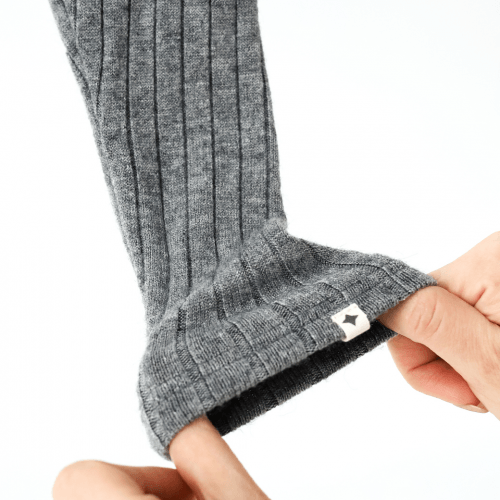 Лосини в рубчик детские Magbaby Alice 1 - 6 лет Вязаный трикотаж Серый меланж 134340