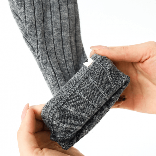 Лосини в рубчик детские Magbaby Alice 1 - 6 лет Вязаный трикотаж Серый меланж 134340