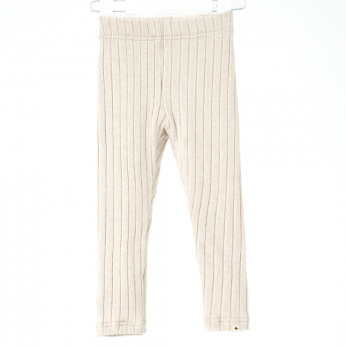 Лосини в рубчик детские Magbaby Alice 1 - 6 лет Вязаный трикотаж Бежевый 134347