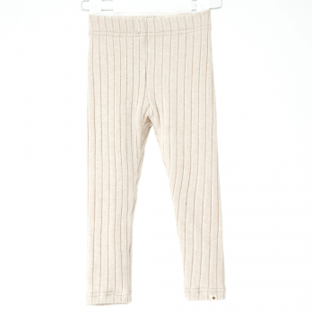 Лосини в рубчик детские Magbaby Alice 1 - 6 лет Вязаный трикотаж Бежевый 134347