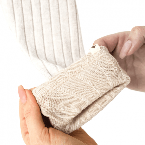 Лосини в рубчик детские Magbaby Alice 1 - 6 лет Вязаный трикотаж Бежевый 134347