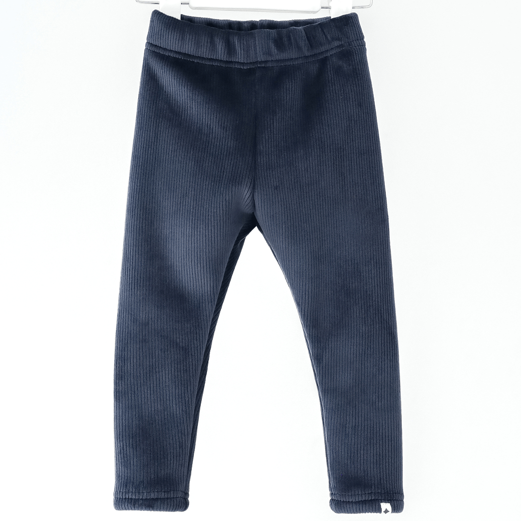 Велюровые лосины на флисе детские Magbaby Louise 1 - 6 лет Велюровый трикотаж Графитовый 134331