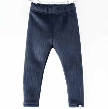 Велюровые лосины на флисе детские Magbaby Louise 1 - 6 лет Велюровый трикотаж Графитовый 134331