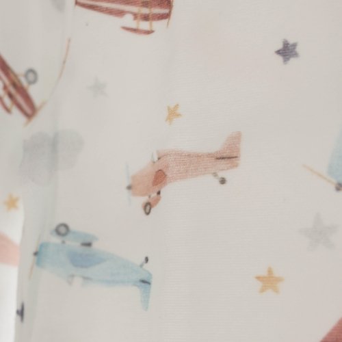 Пижама детская ELA Textile&Toys Самолетики 2 - 7 лет Фланель Белый/Голубой/Красный PJ002PL