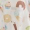 Пижама детская ELA Textile&Toys Пончики 2 - 7 лет Фланель Белый/Розовый/Голубой PJ002DN