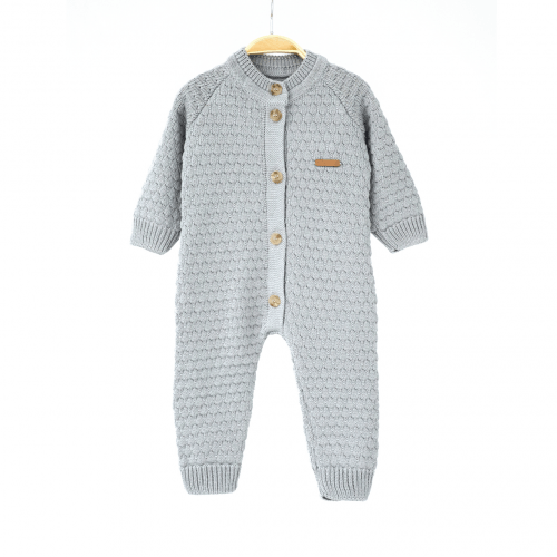 Вязаный человечек для новорожденных Magbaby Scales 0 - 9 мес Серый 132494