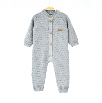 Вязаный человечек для новорожденных Magbaby Scales 0 - 9 мес Серый 132494