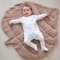 Человечек для новорожденных ELA Textile&Toys Треугольники 0 - 3 лет Интерлок Белый/Серый JS002TA
