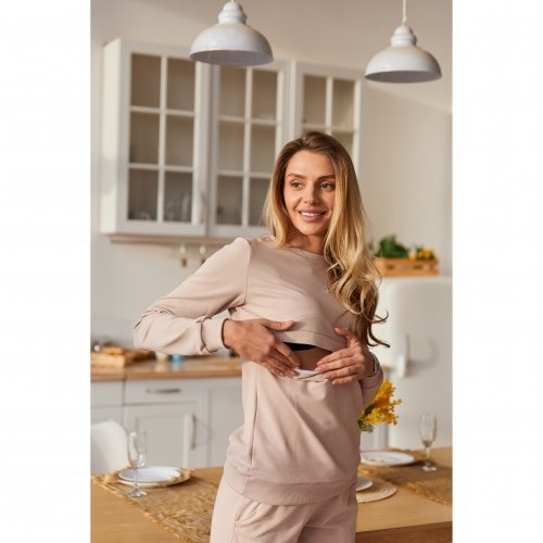 Костюм для беременных и кормящих Lullababe Detroit Beige Бежевый LB07DT140