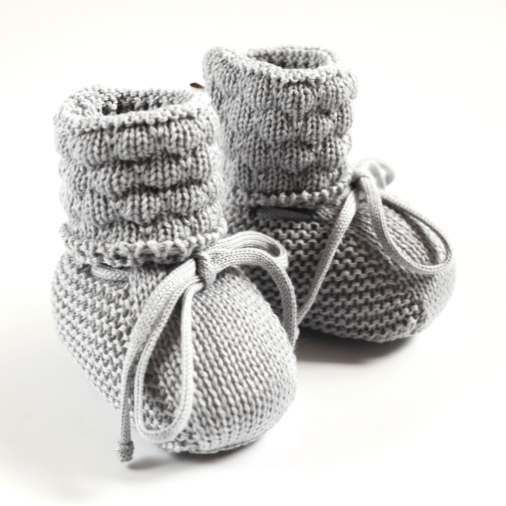 Вязанные пинетки Magbaby Scales 0 - 12 мес Серый 134400