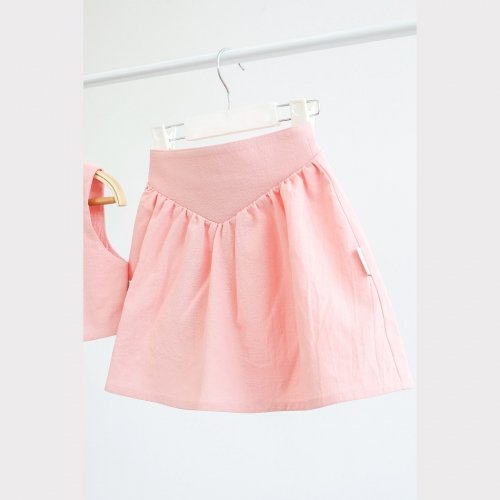 Летний костюм для девочки юбка и топ Magbaby Lilo 9 мес - 2 года Розовый 131364