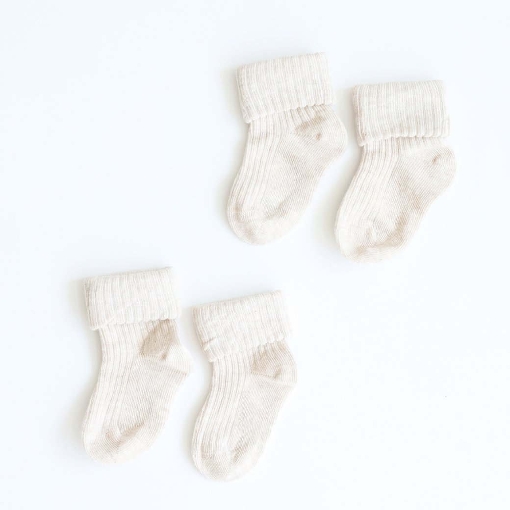 Носки детские Magbaby Base 0 - 12 мес Бежевый меланж 2 шт 133197 Носки детские Magbaby Base 0 - 12 мес Бежевый меланж 2 шт 133197