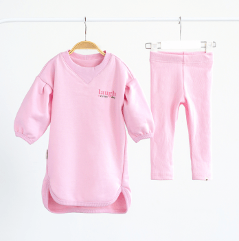 Комплект для девочки туника и лосины Magbaby Mila 2 - 6 лет Розовый 132090