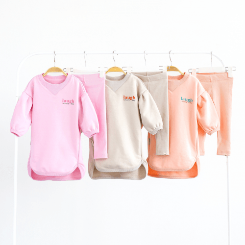 Комплект для девочки туника и лосины Magbaby Mila 2 - 6 лет Бежевый 132097