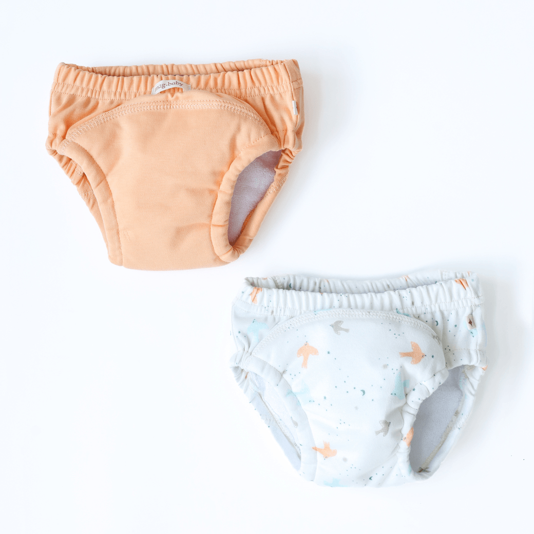 Тренировочные трусики детские 2 шт Magbaby Kamil Ласточка Оранжевый/Белый 132436