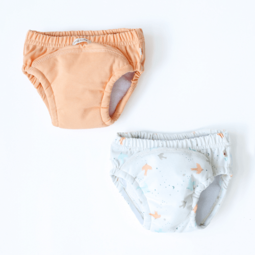 Тренировочные трусики детские 2 шт Magbaby Kamil Ласточка Оранжевый/Белый 132436