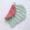 Двусторонний коврик в детскую ELA Textile&Toys Листик Розовый/Фисташковый 120х95 см CL002DRP