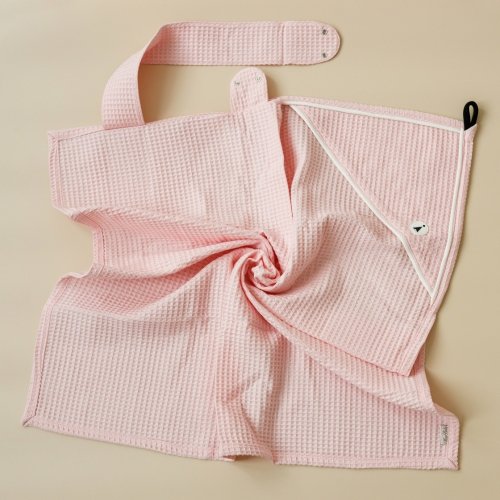 Вафельное полотенце для ухода за новорожденным Magbaby Wafel 90х85 см Пудровый 104194