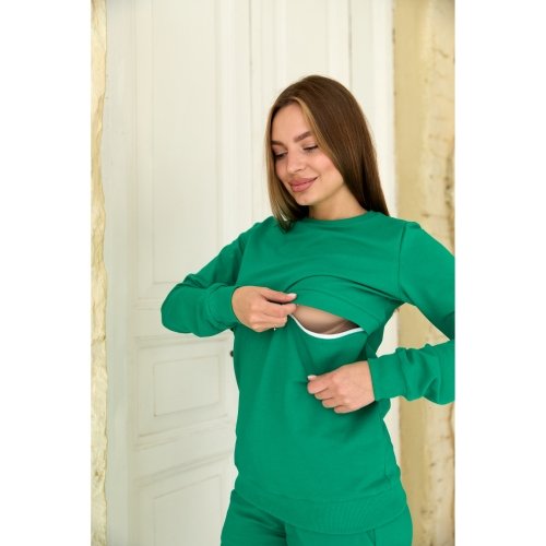 Спортивный костюм для беременных и кормящих Lullababe Detroit Grass Зеленый LB07DT169