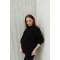 Свитшот для беременных и кормящих с начесом Lullababe Berlin Черный LB14BR136