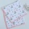 Муслиновый плед для новорожденных ELA Textile&Toys Бабочки Белый/Розовый 100х90 см BLM001B