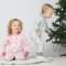 Пижама комбинезон детская ELA Textile&Toys Рукавички 1,5 - 3 лет Футер Розовый RP002MT