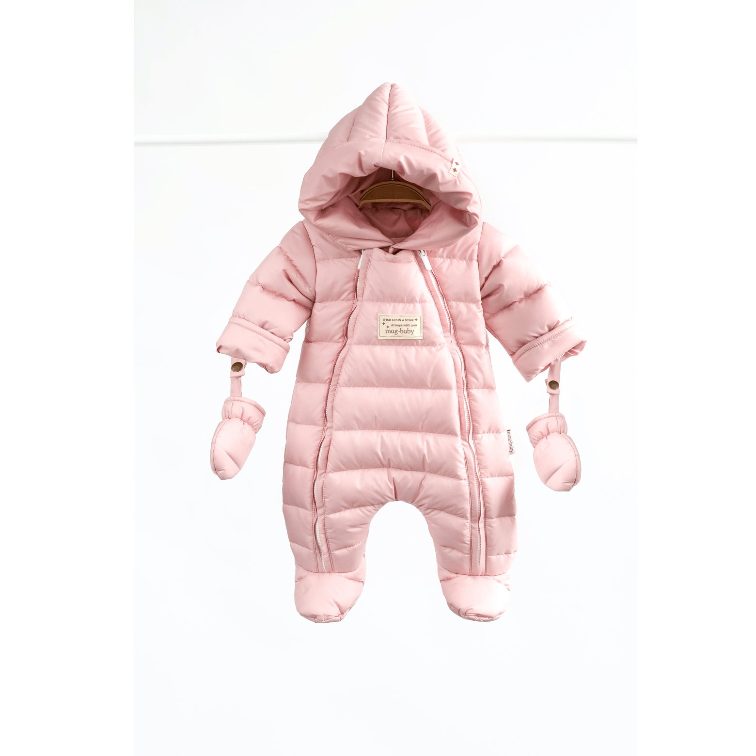 Демисезонный комбинезон для новорожденных Magbaby Mellow 0 - 12 мес Розовый 132558 Демисезонный комбинезон для новорожденных Magbaby Mellow 0 - 12 мес Розовый 132558