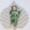 Демисезонный комбинезон для новорожденных ELA Textile&Toys 0 - 2 лет Трикотаж на флисе Сиреневый HR001LC