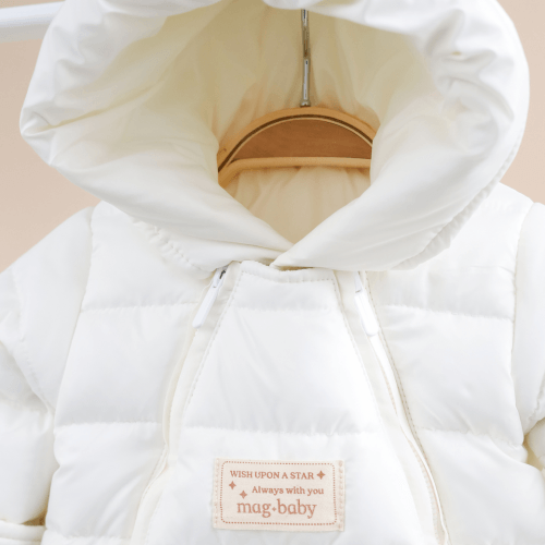 Демисезонный комбинезон для новорожденных Magbaby Mellow 0 - 12 мес Молочный 132550