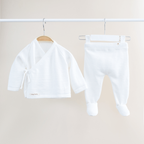 Набор одежды для новрожденных Magbaby Lori 0 - 6 мес Молочный 132508