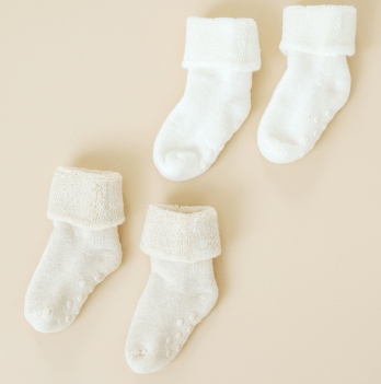 Носки детские Magbaby Terry 0 - 24 мес Молочный/Бежевый 2 шт 133894