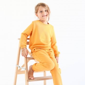 Детский костюм ELA Textile&Toys Basic 2 - 8 лет Футер Горчичный SBT001MT