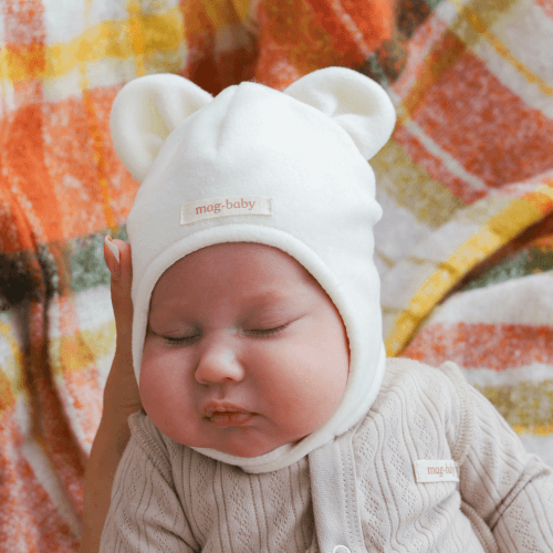 Демисезонная шапка на флисе для новорожденных MagBaby Ted 0 - 6 лет Черный 133995